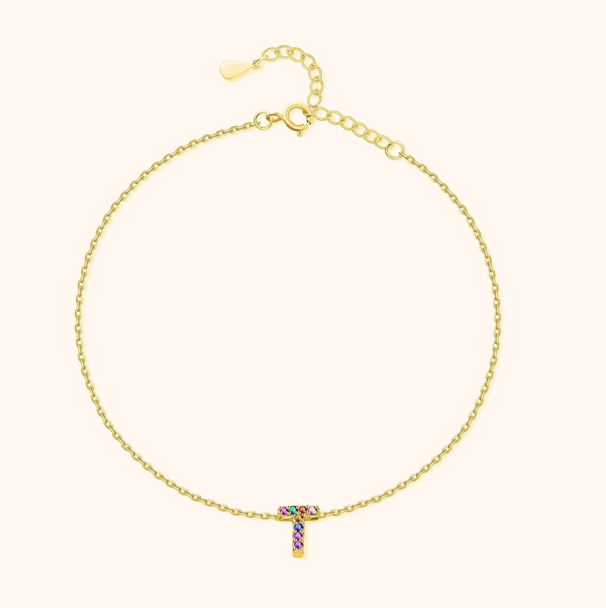 "Golden Initial" Anklet