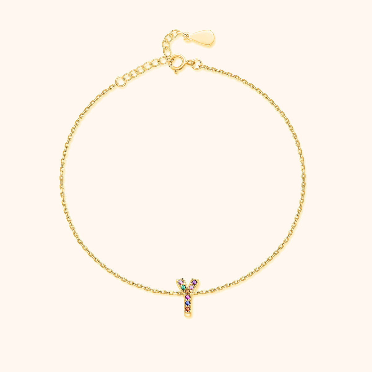 Irising Initial Anklet - SophiaJewels