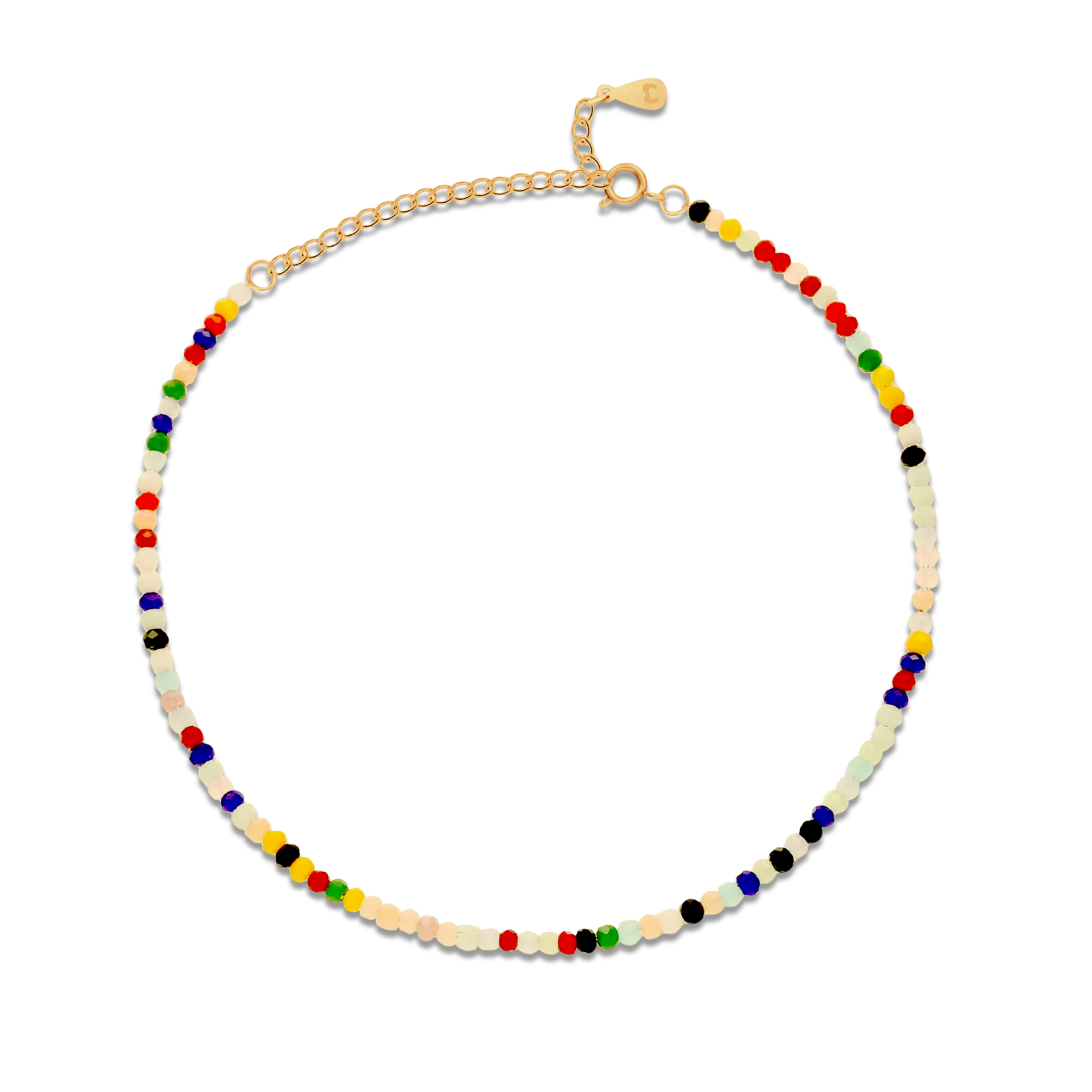 Colour Stones Anklet