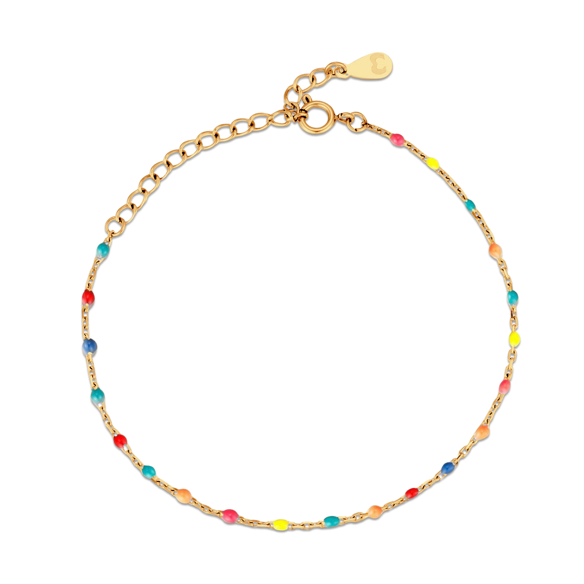 Multicolour Cocktail Anklet - SophiaJewels