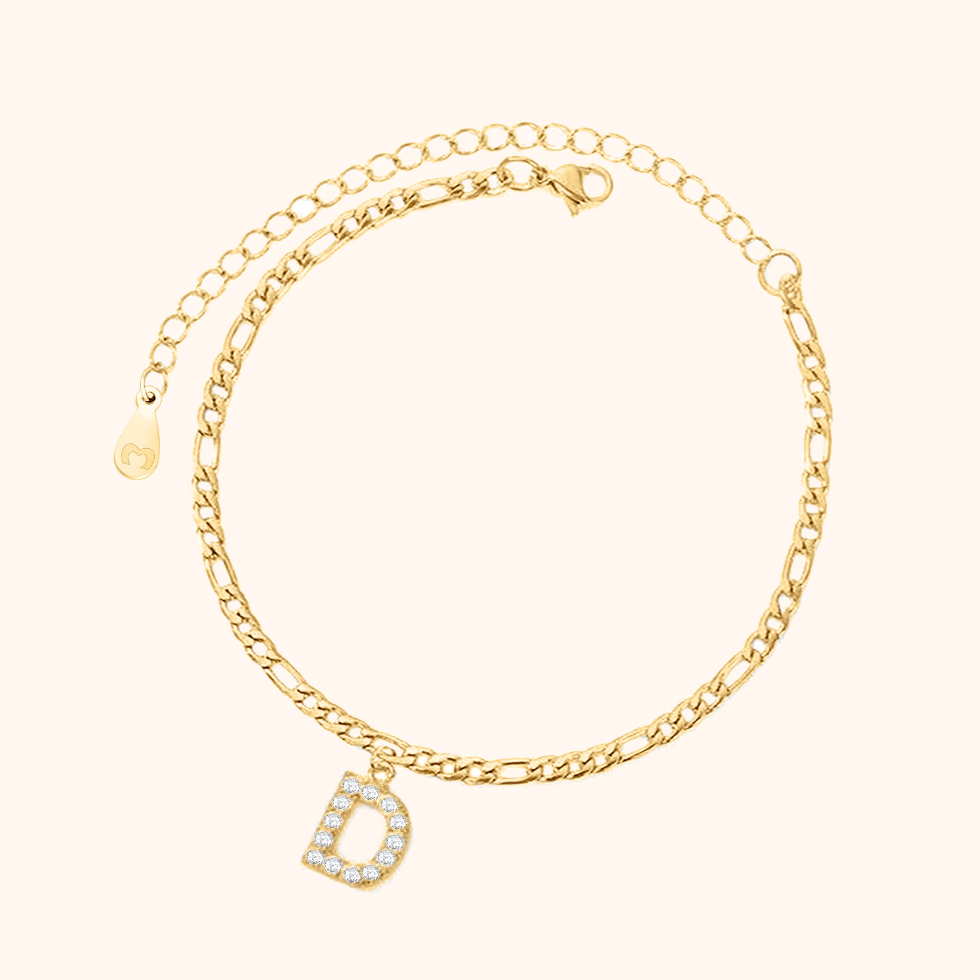 Initials Anklet