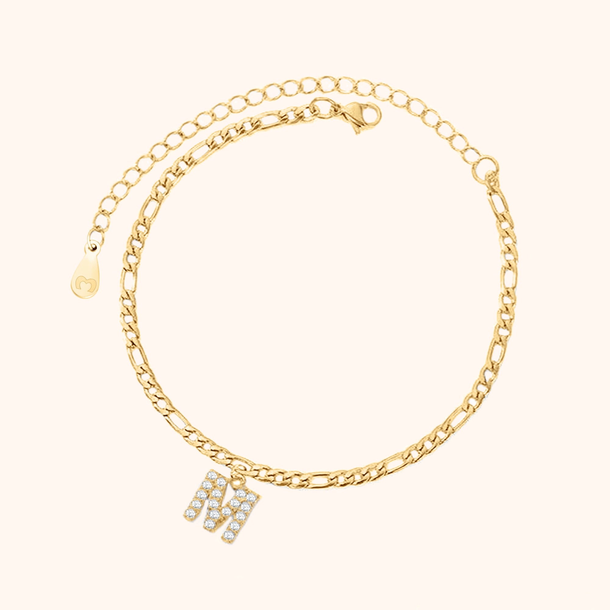 Initials Anklet