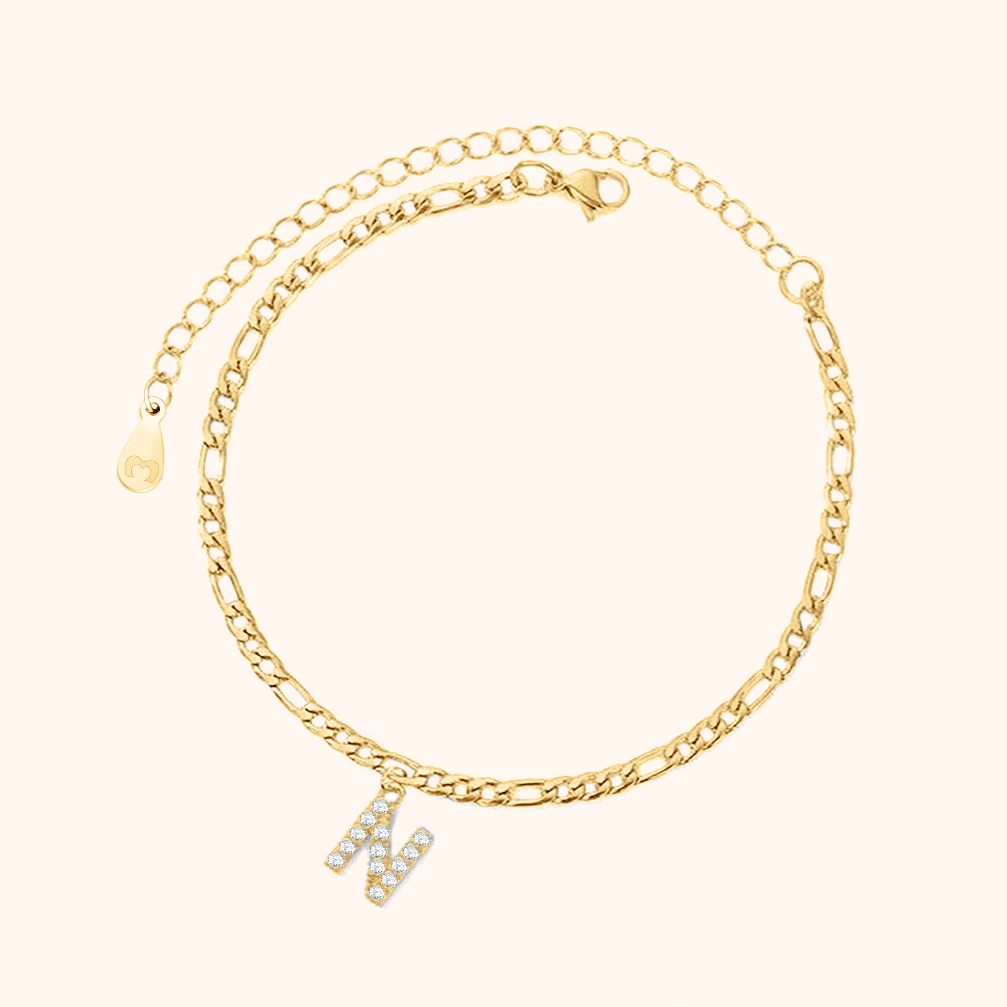 Initials Anklet