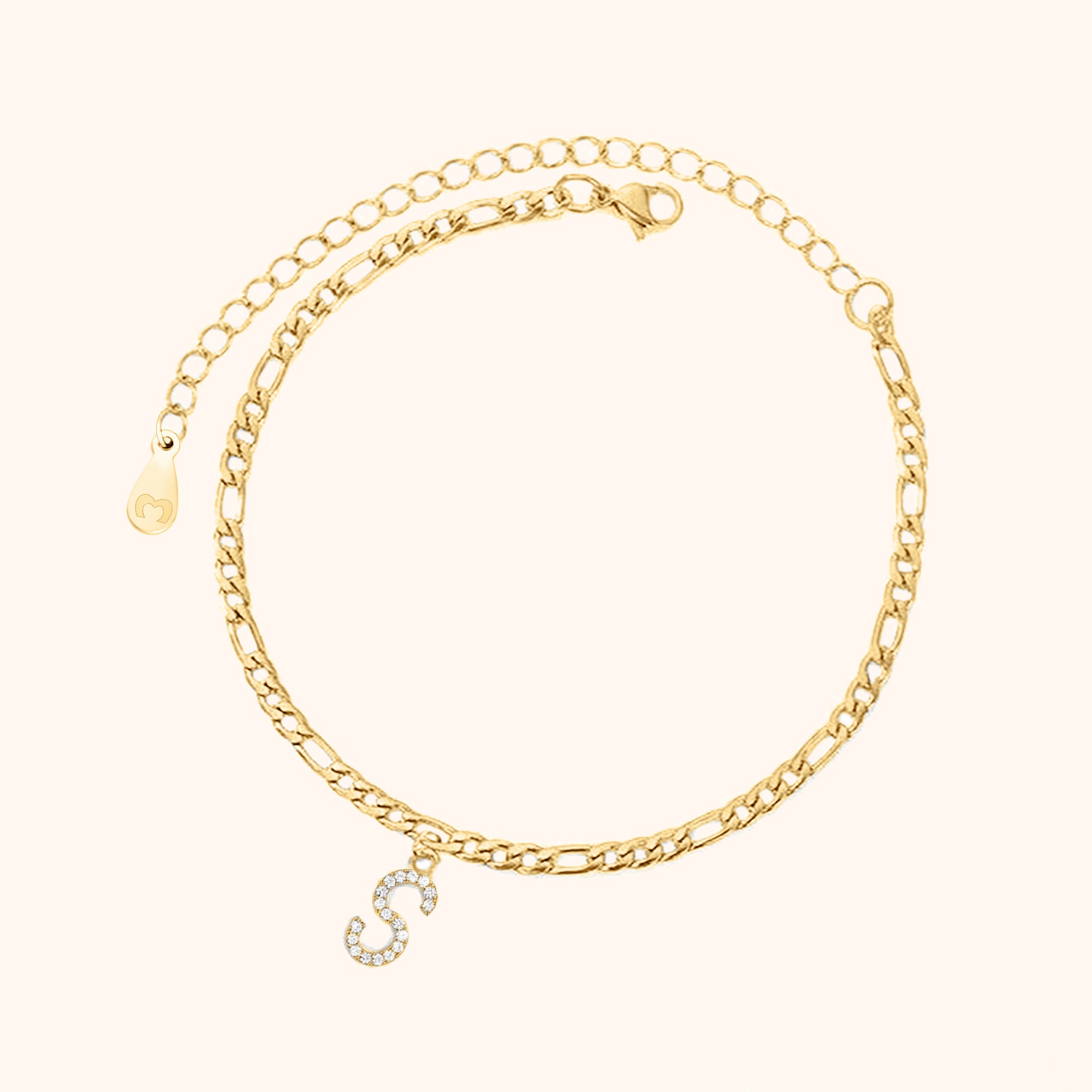 Initials Anklet