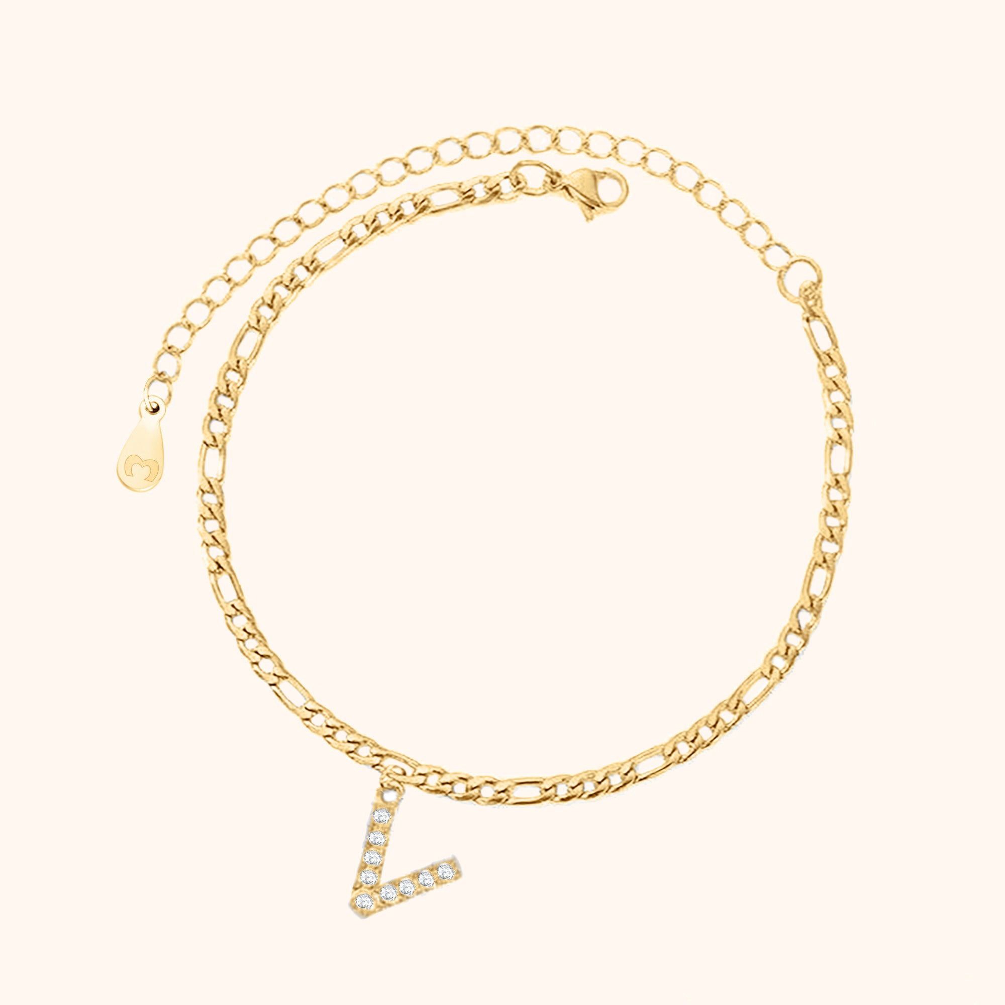 Initials Anklet