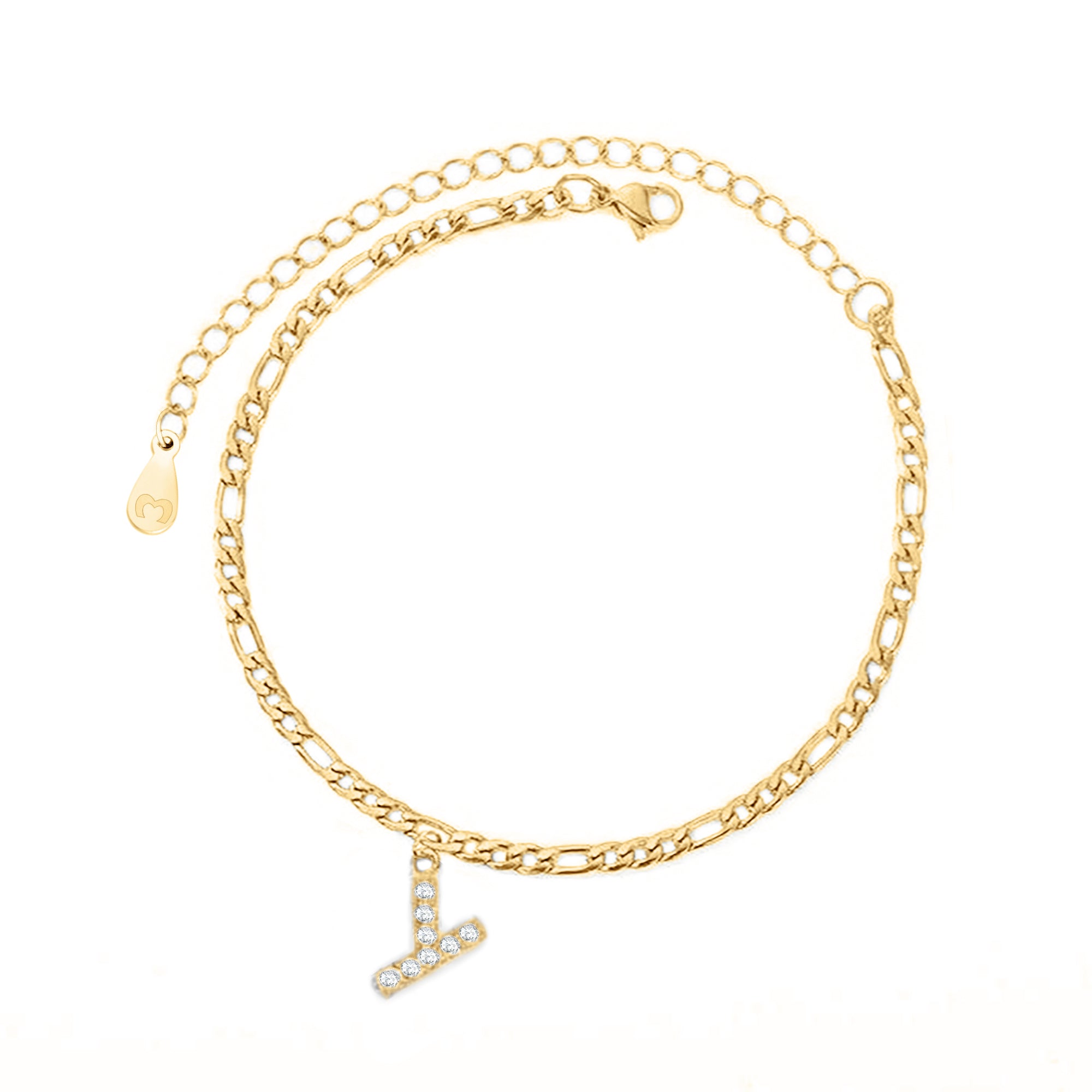 Initial anklet deals real gold