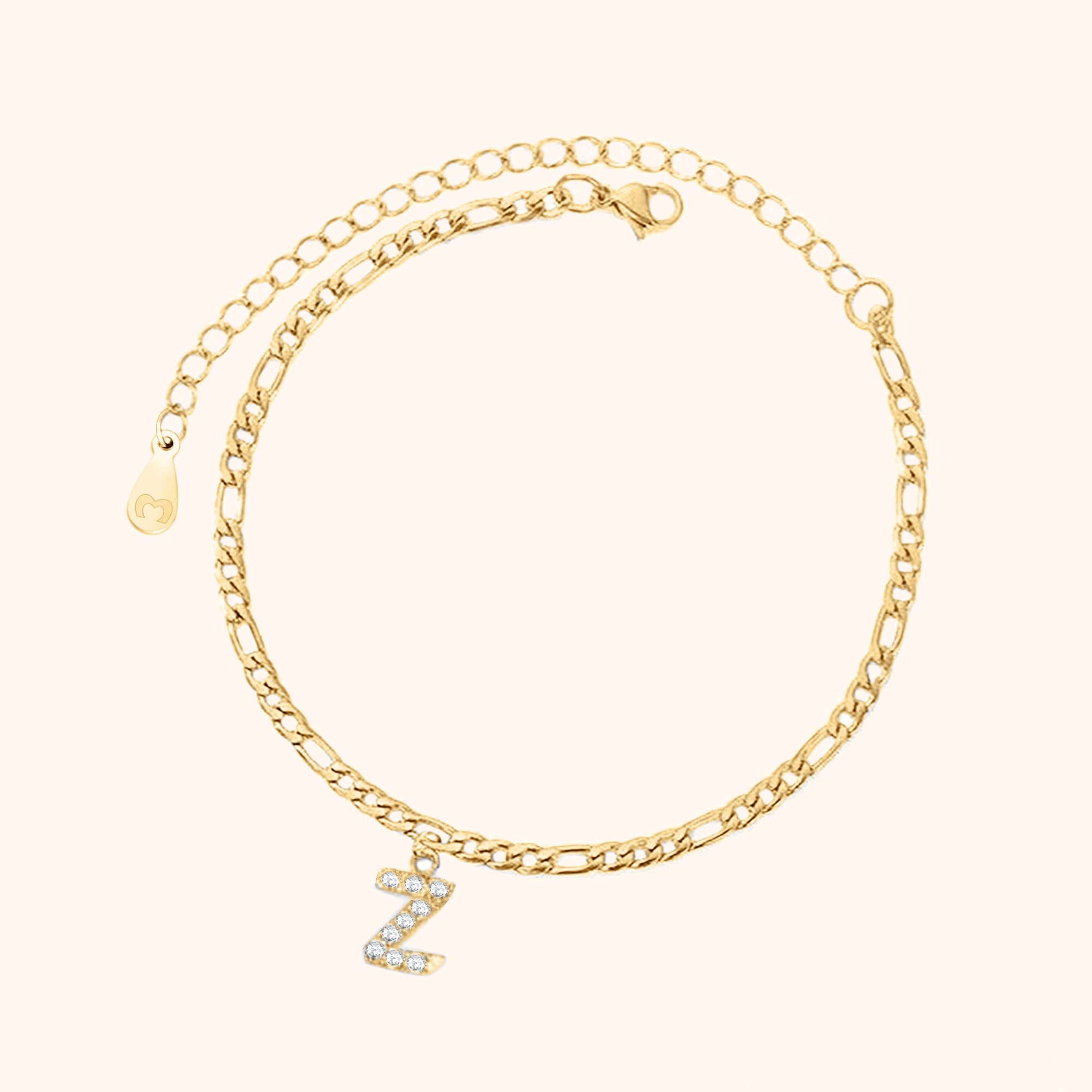 Initials Anklet