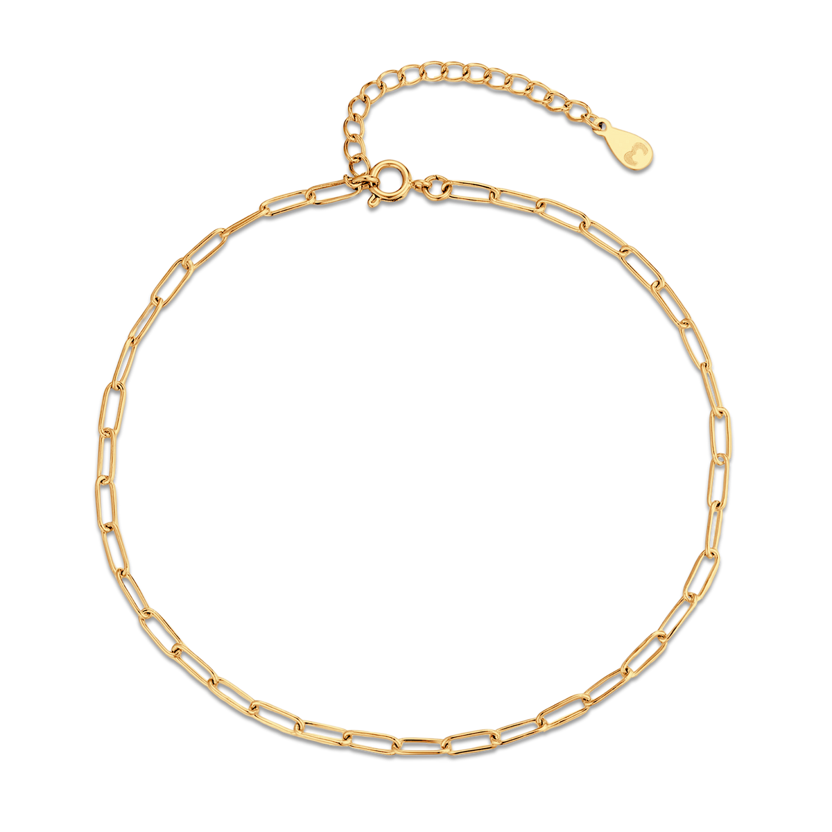 Fine Link Anklet - SophiaJewels