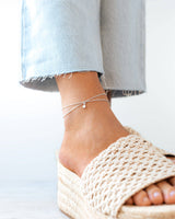 Illuminated Zircon Anklet