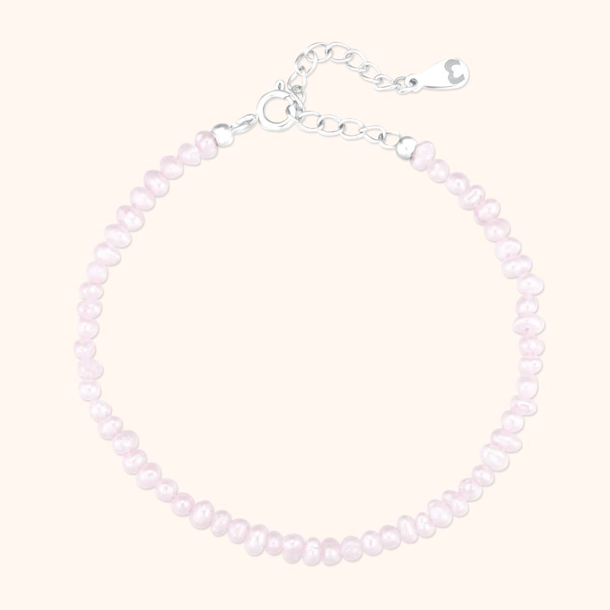 Ballet Pink Pearls Bracelet