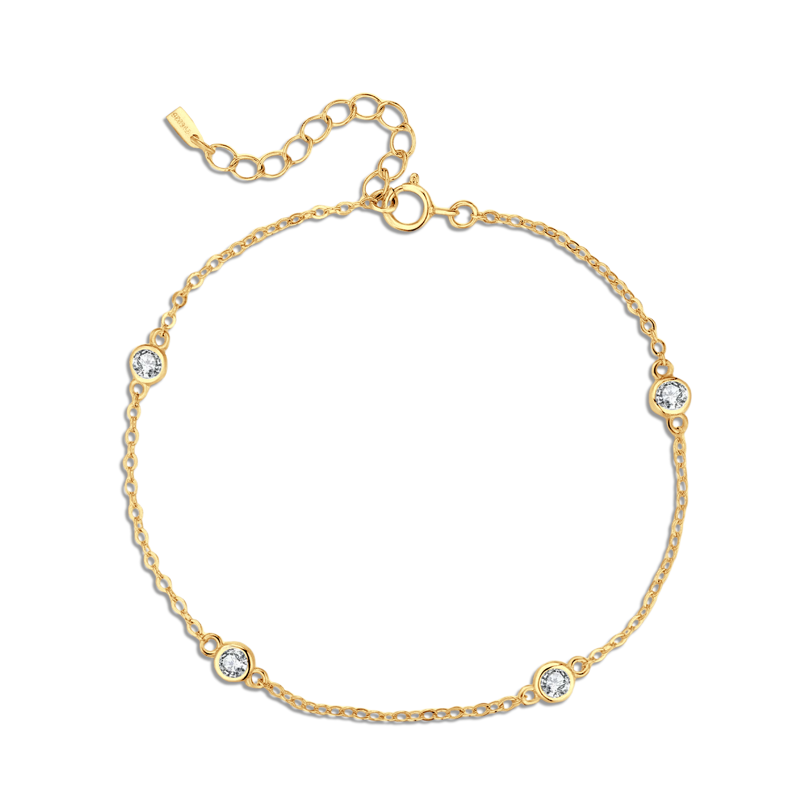 Four Diamonds Bracelet - SophiaJewels