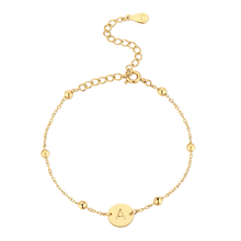 Initial Circle Bracelet - SophiaJewels