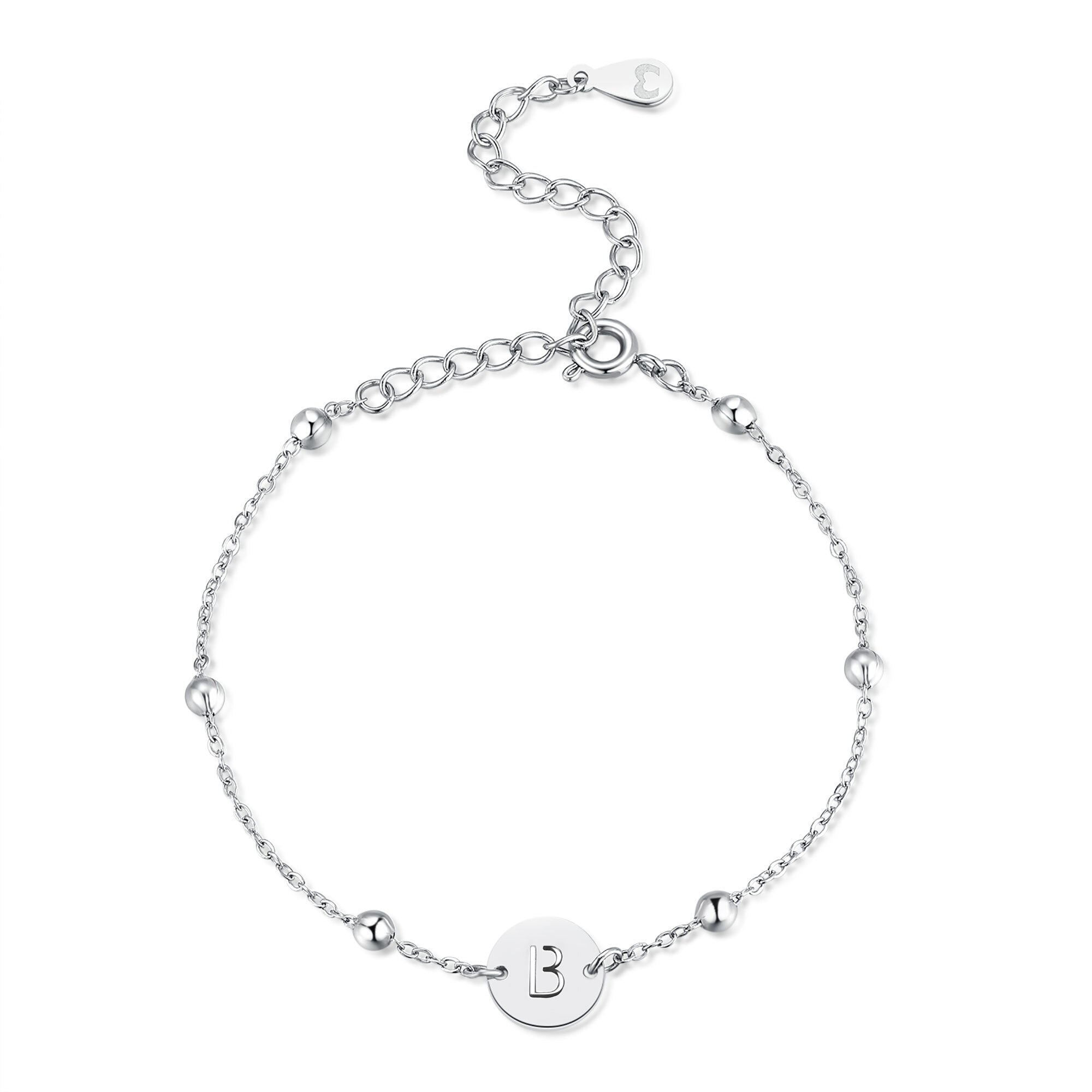 "Initial Circle" Bracelet - SophiaJewels