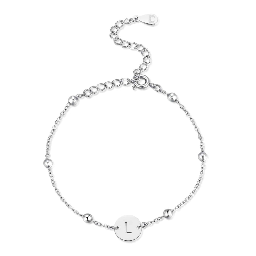 "Initial Circle" Bracelet - SophiaJewels