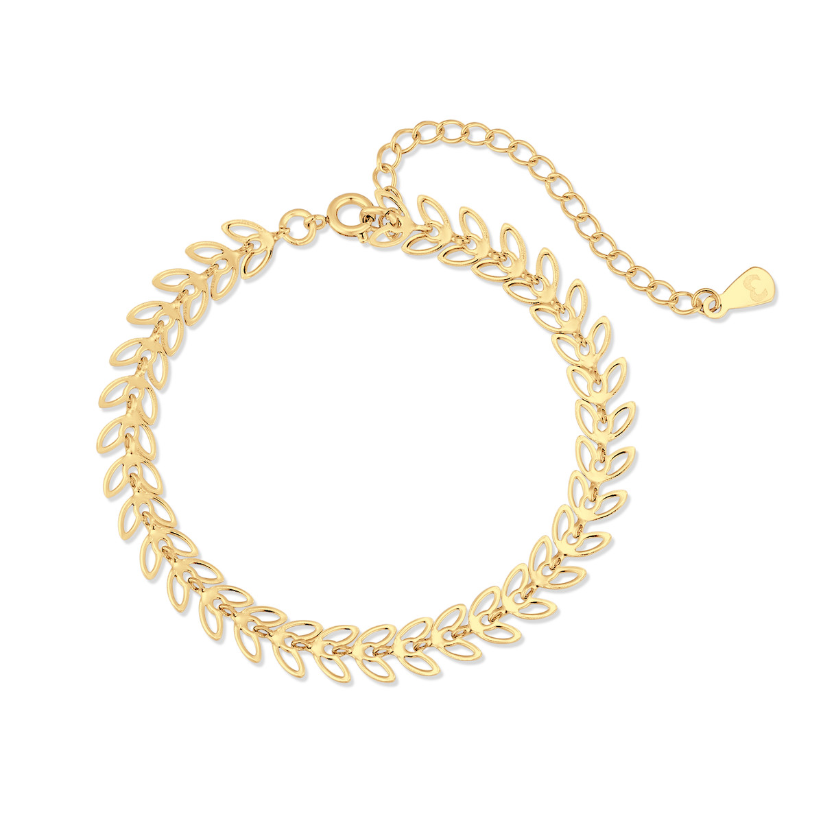 Herringbone Leaf Bracelet - SophiaJewels