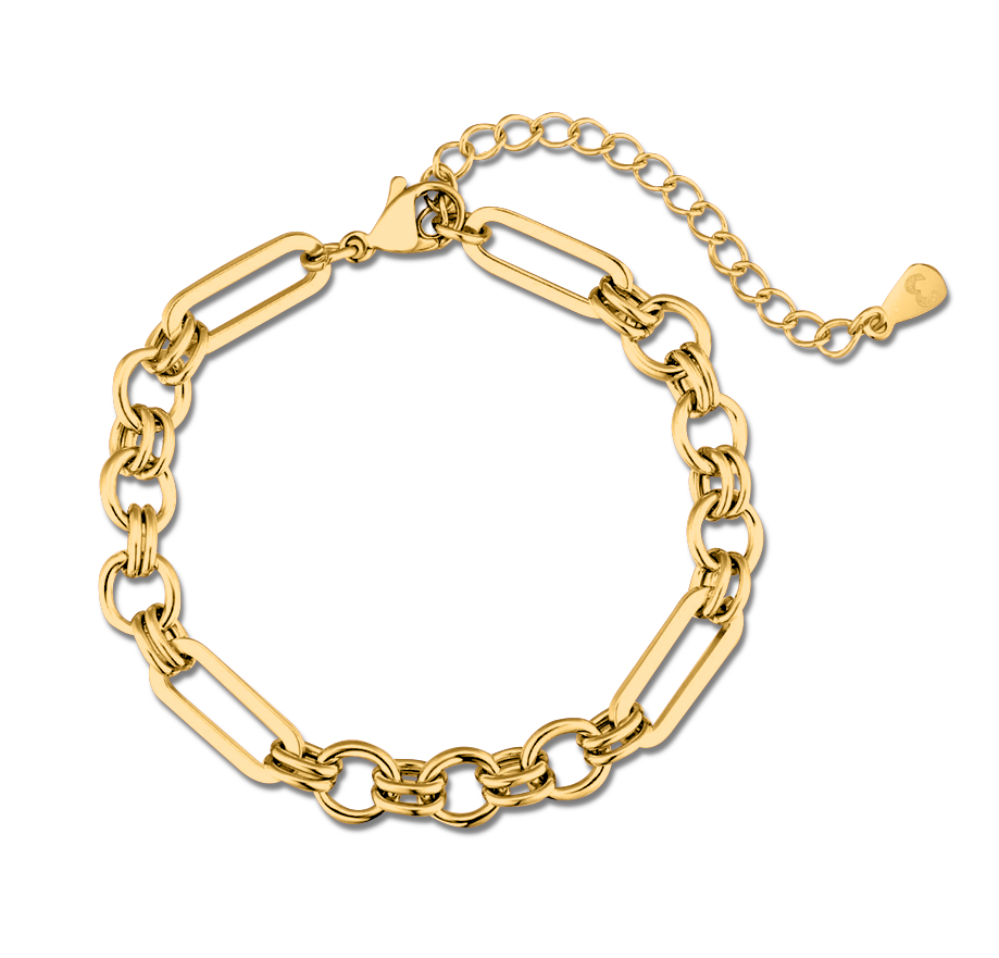 Ringed Link Bracelet - SophiaJewels