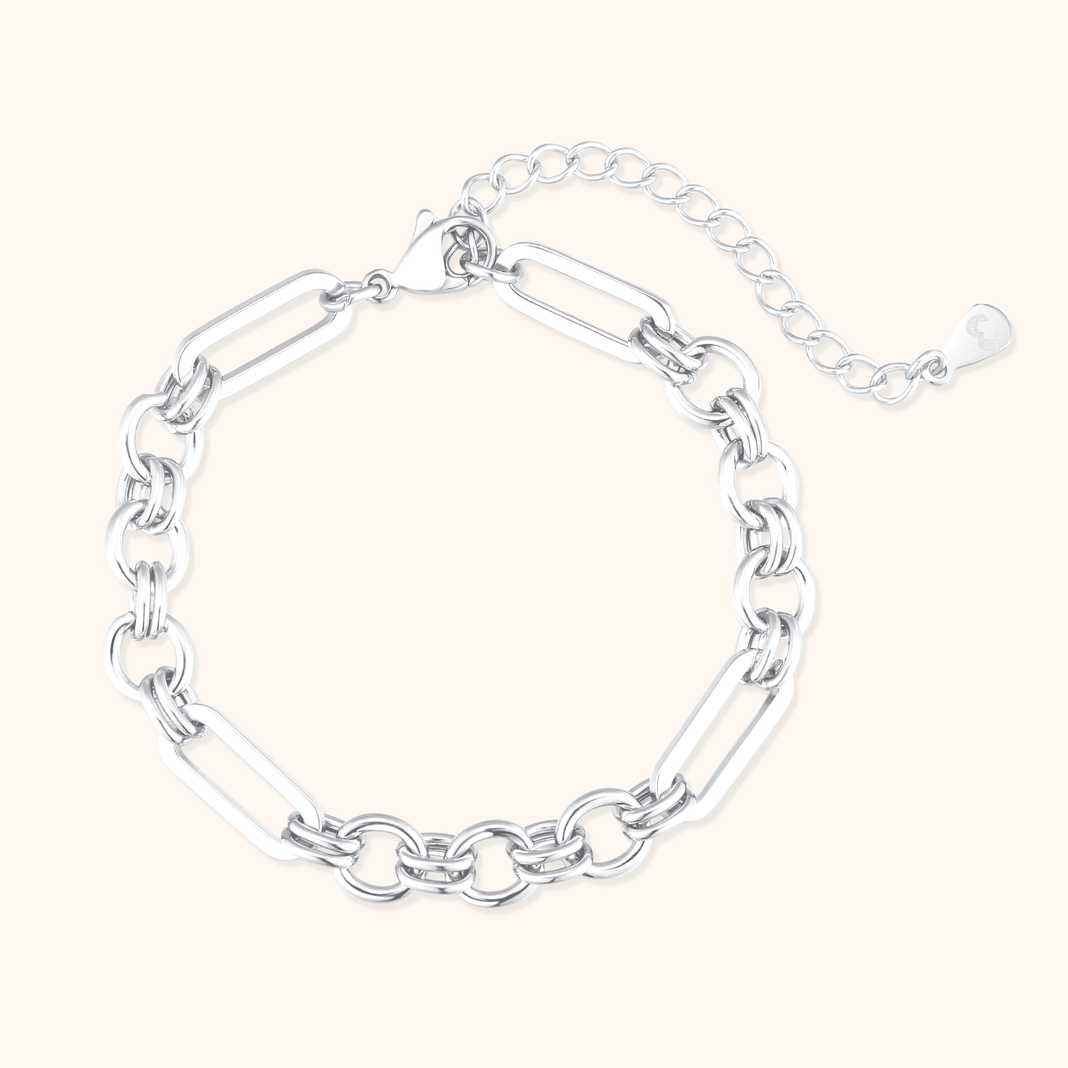 "Ringed Link" Bracelet