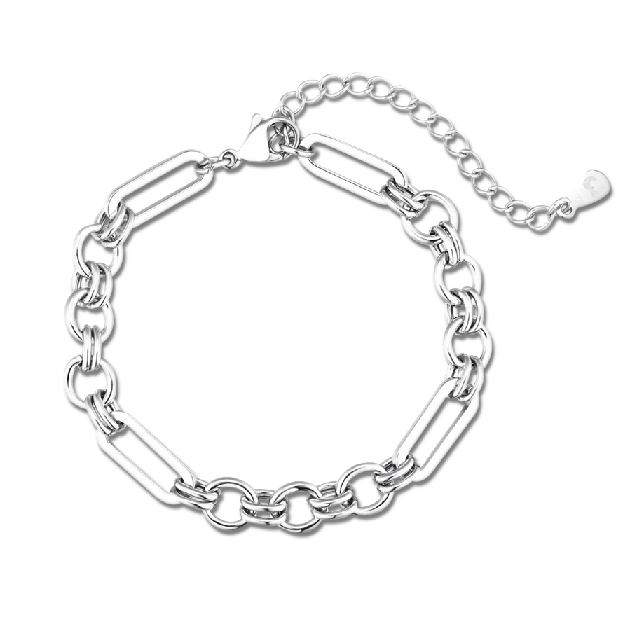 Ringed Link Bracelet - SophiaJewels