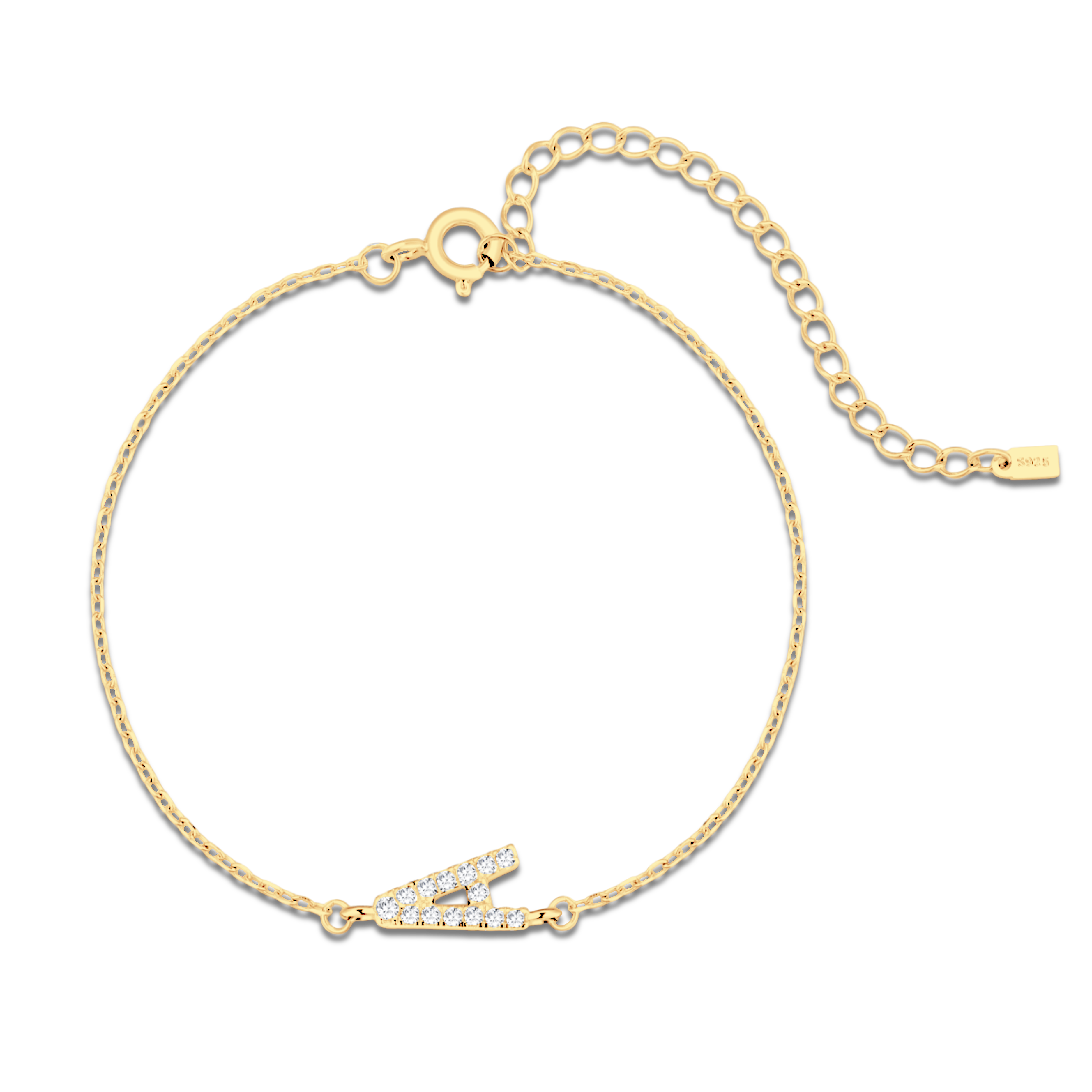 Alpha Letter Glitter Bracelet - SophiaJewels