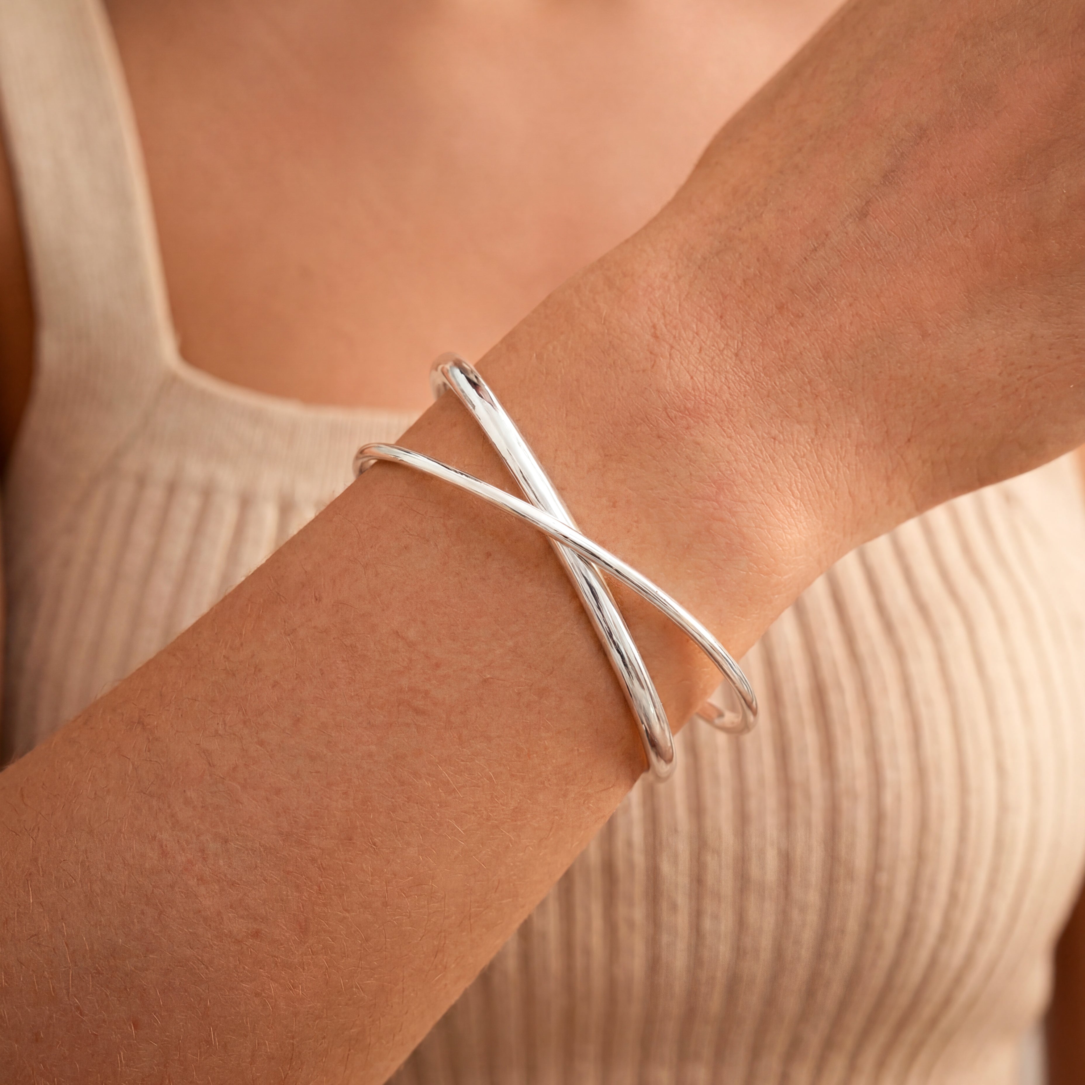 Double Twisting Cuff Bracelet