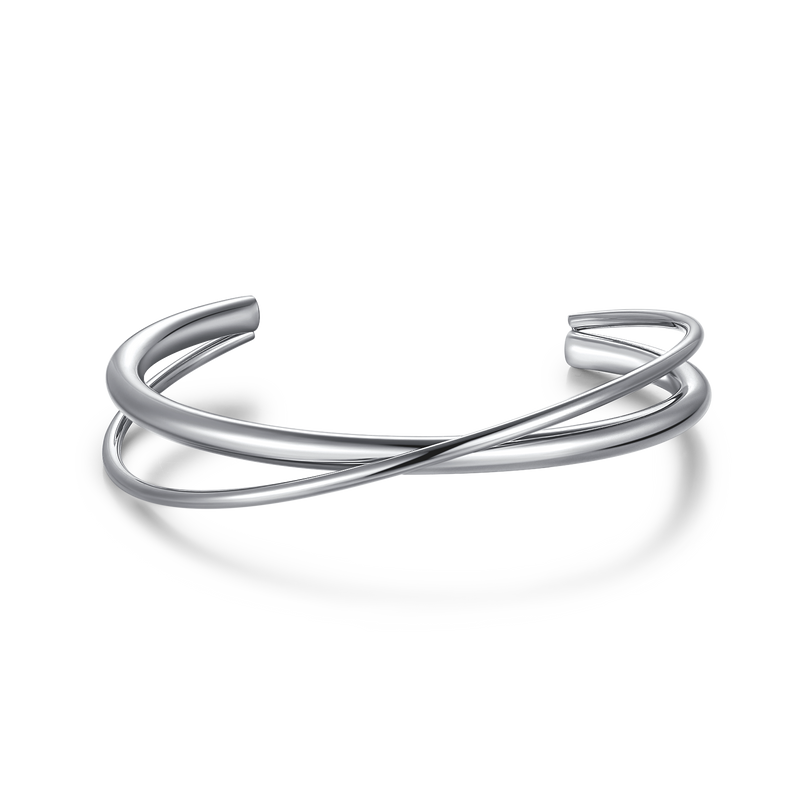 Double Twisting Cuff Bracelet - SophiaJewels