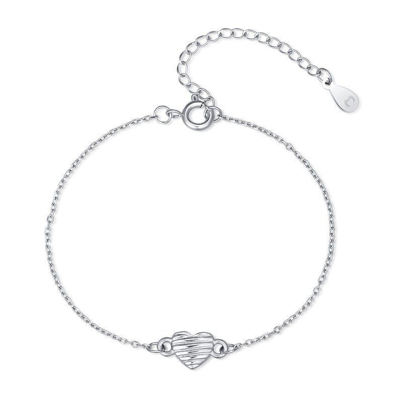 Heart Relief Bracelet