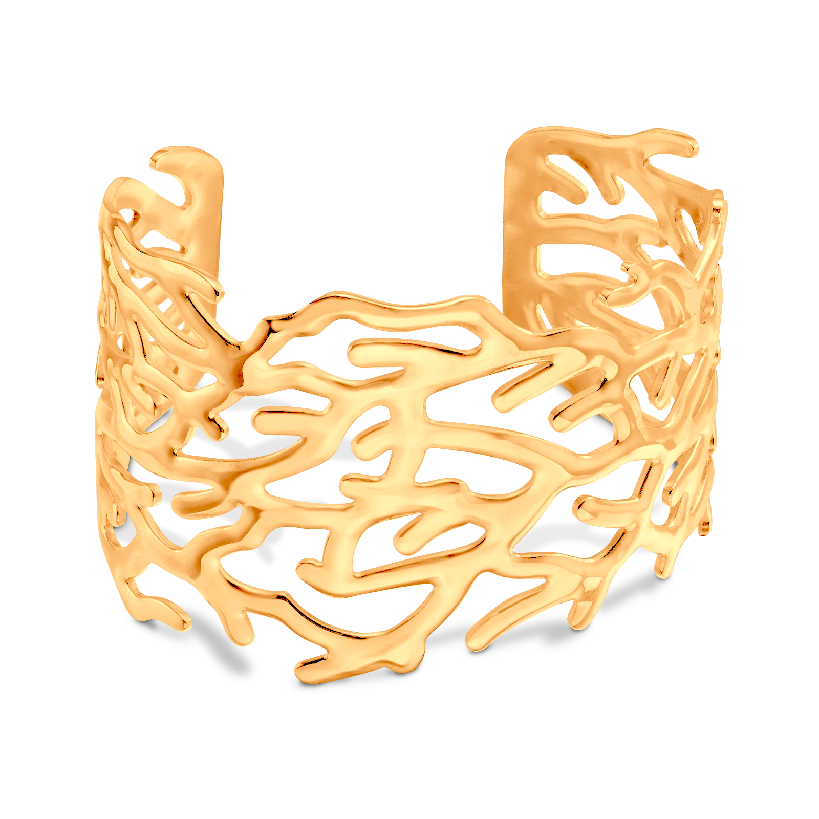 Coral Cuff Bracelet