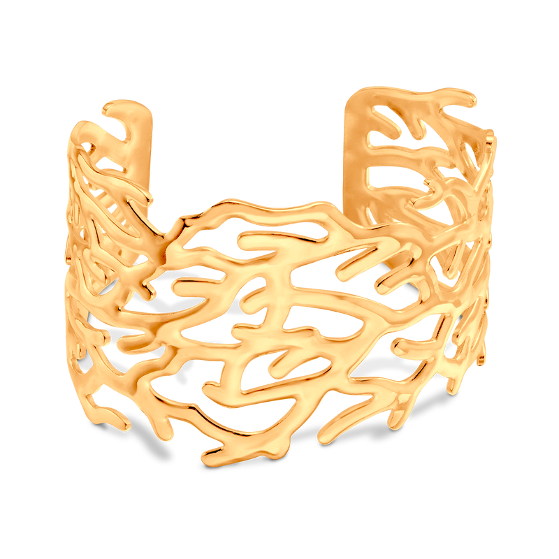 Coral Cuff Bracelet - SophiaJewels