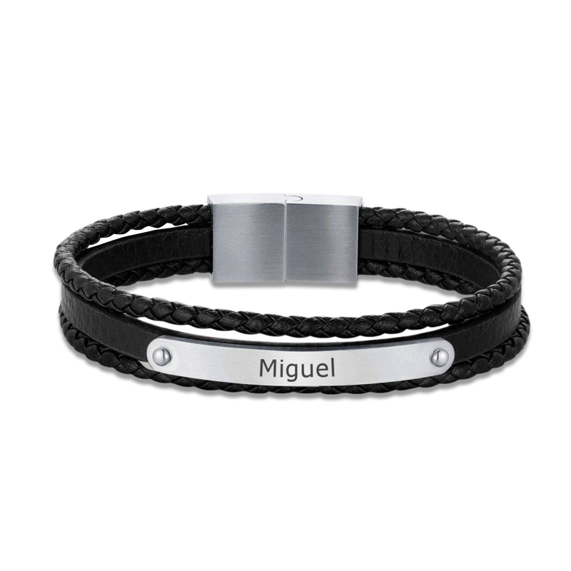 Rebel BRAVE Men's Bracelet  - Personalised - SophiaJewels