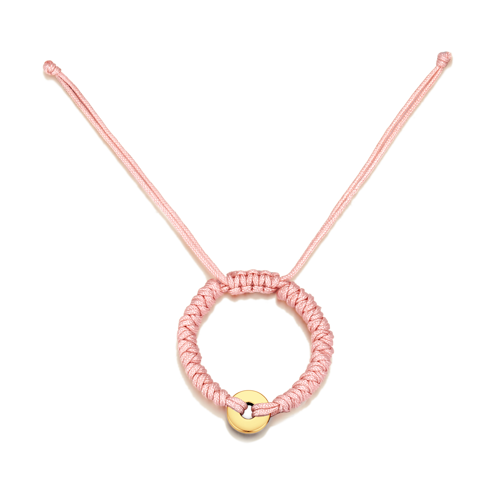 Pink Macramé Bracelet - Personalized