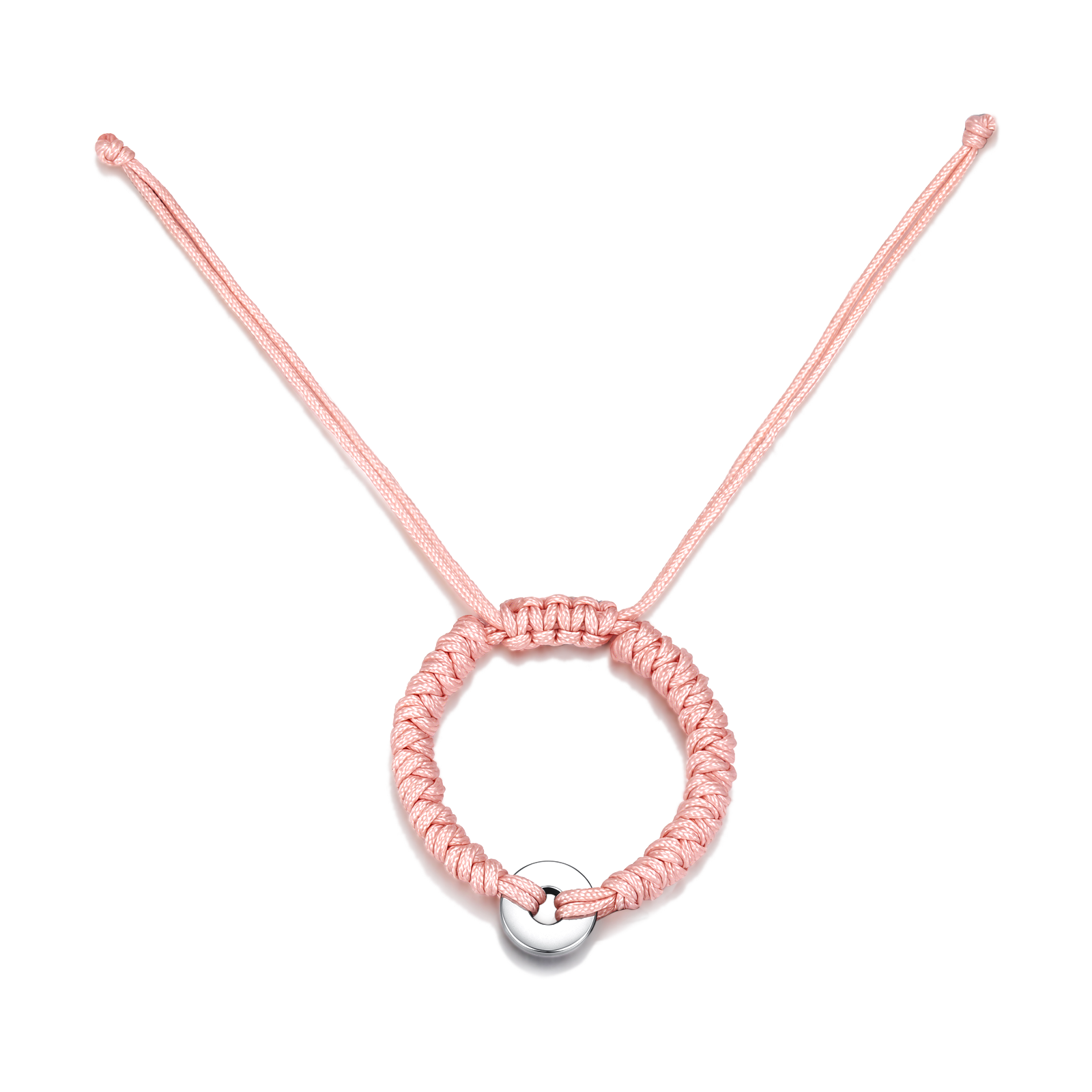 Pink Macramé Bracelet - Personalized