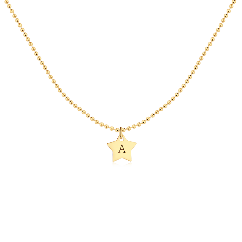 Five Star Necklace  - Personalised - SophiaJewels