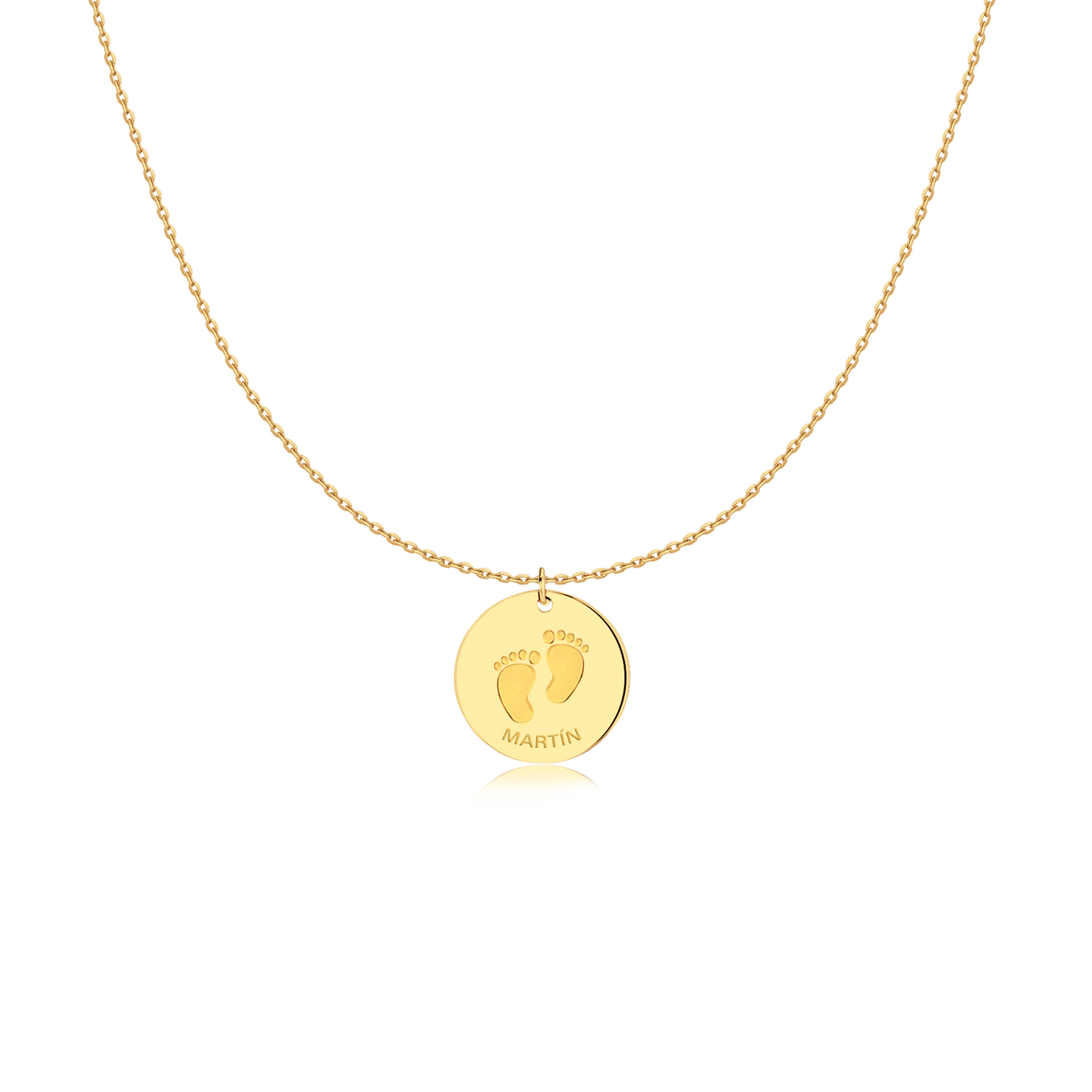 Footsteps Necklace - Personalised - SophiaJewels