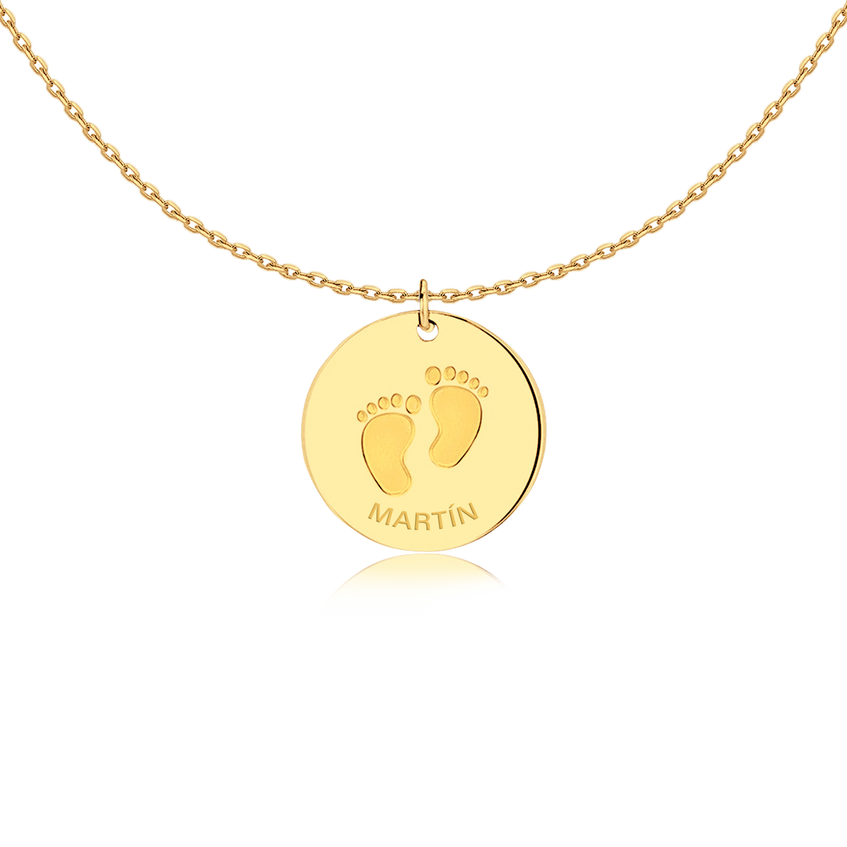 Footsteps Necklace - Personalised - SophiaJewels