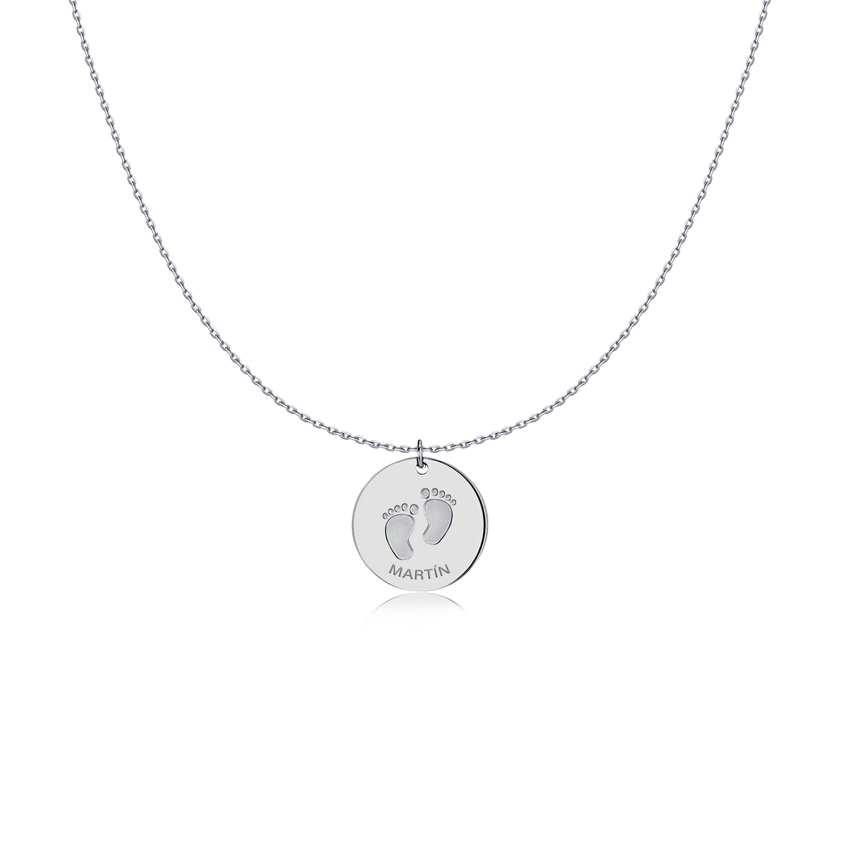 Footsteps Necklace - Personalised - SophiaJewels