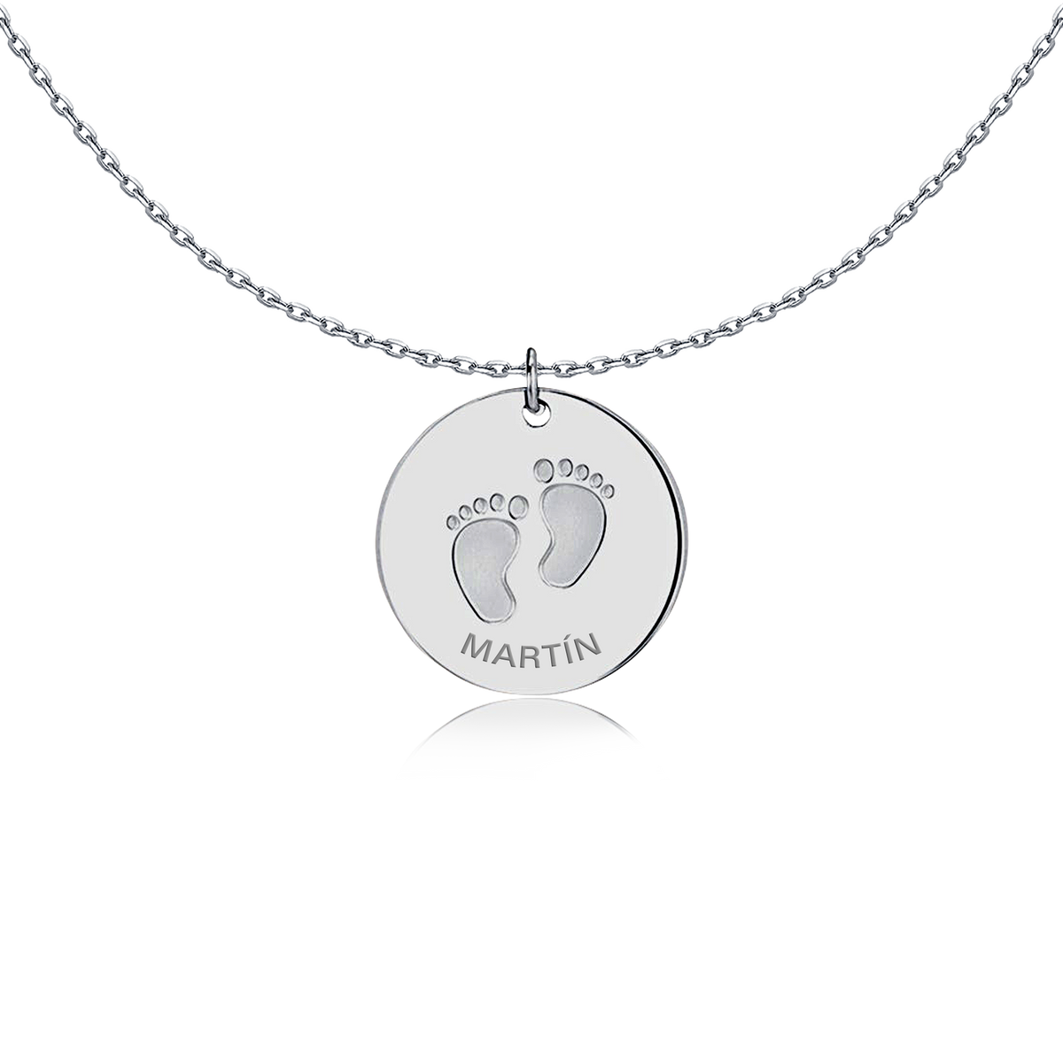 Footsteps Necklace - Personalised - SophiaJewels