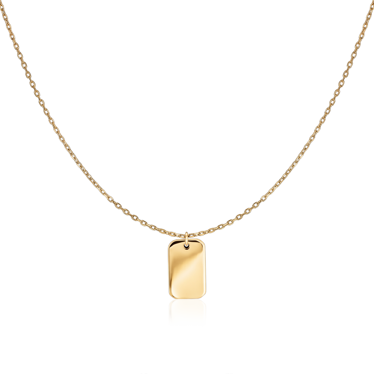 Plate Necklace - Personalized