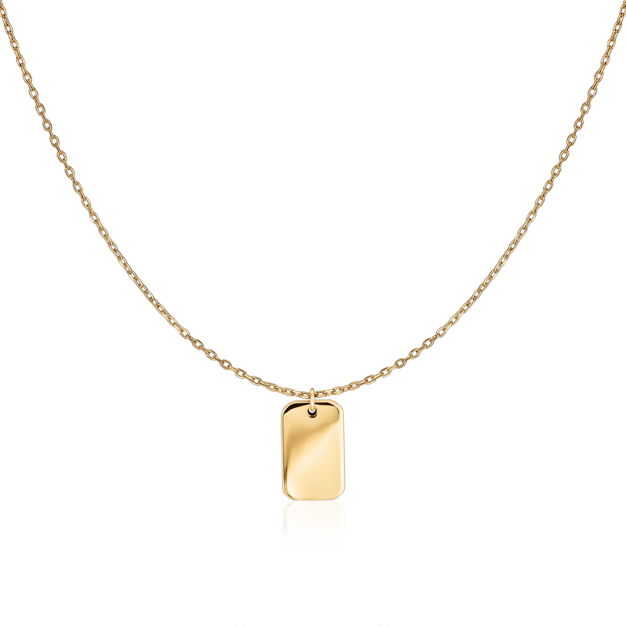 Plate Necklace - Personalized