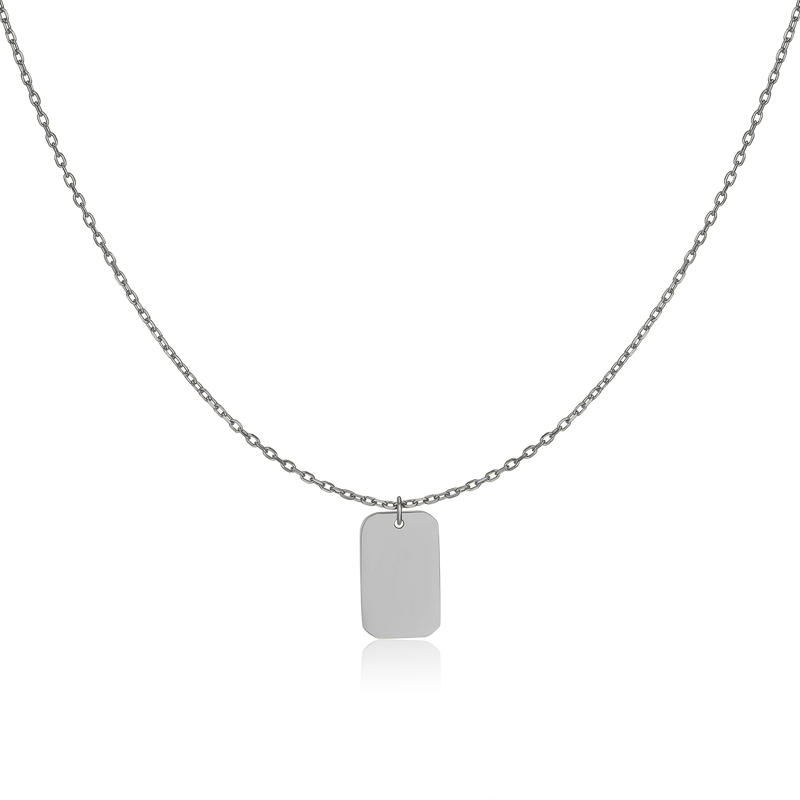 Plate Necklace - Personalized