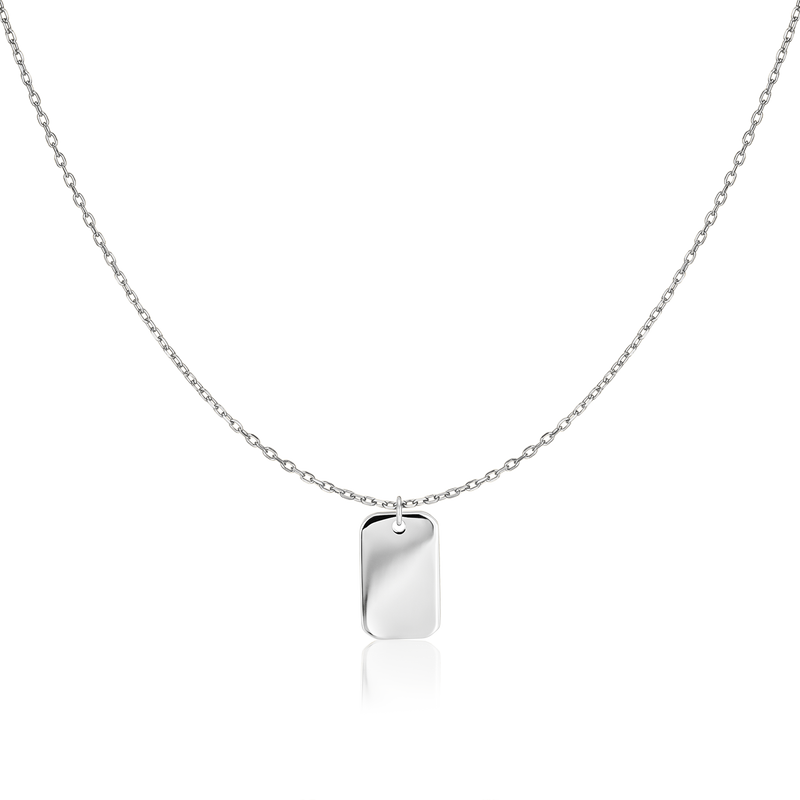 Plate Necklace - Personalized