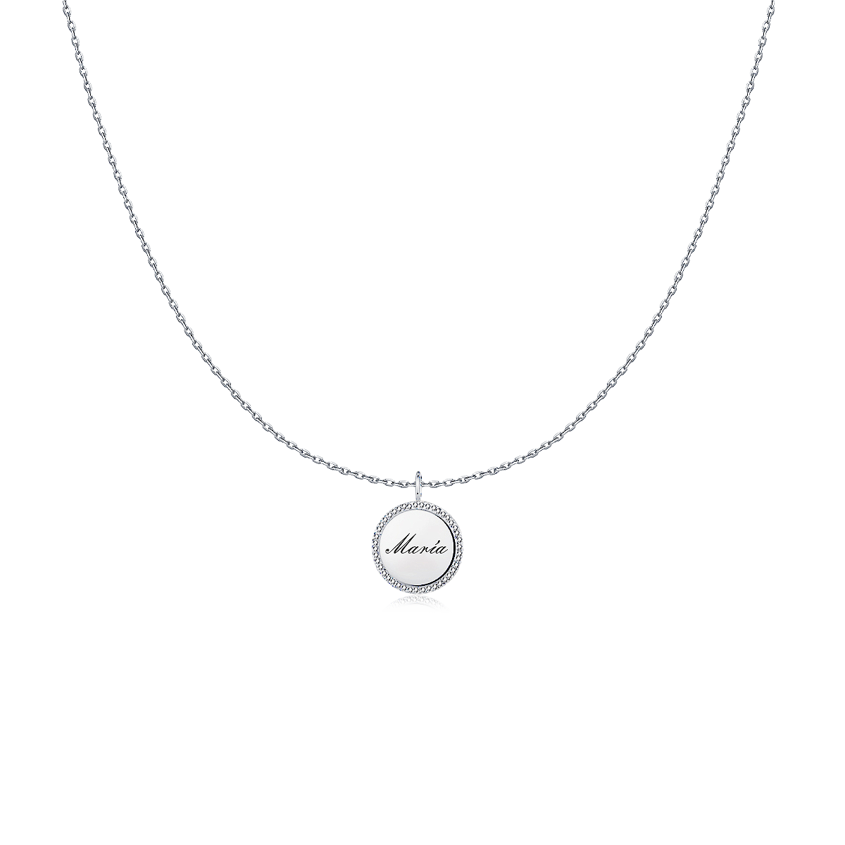 Medallion Necklace - Personalized - SophiaJewels