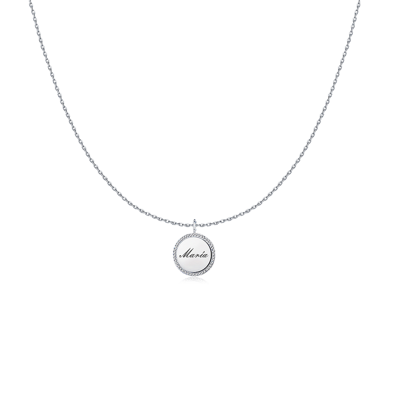 Medallion Necklace - Personalized