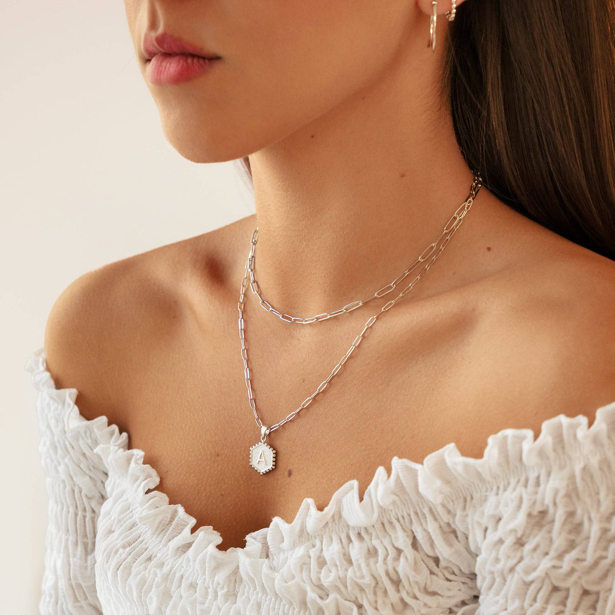 "Initial Chains" Necklace - SophiaJewels