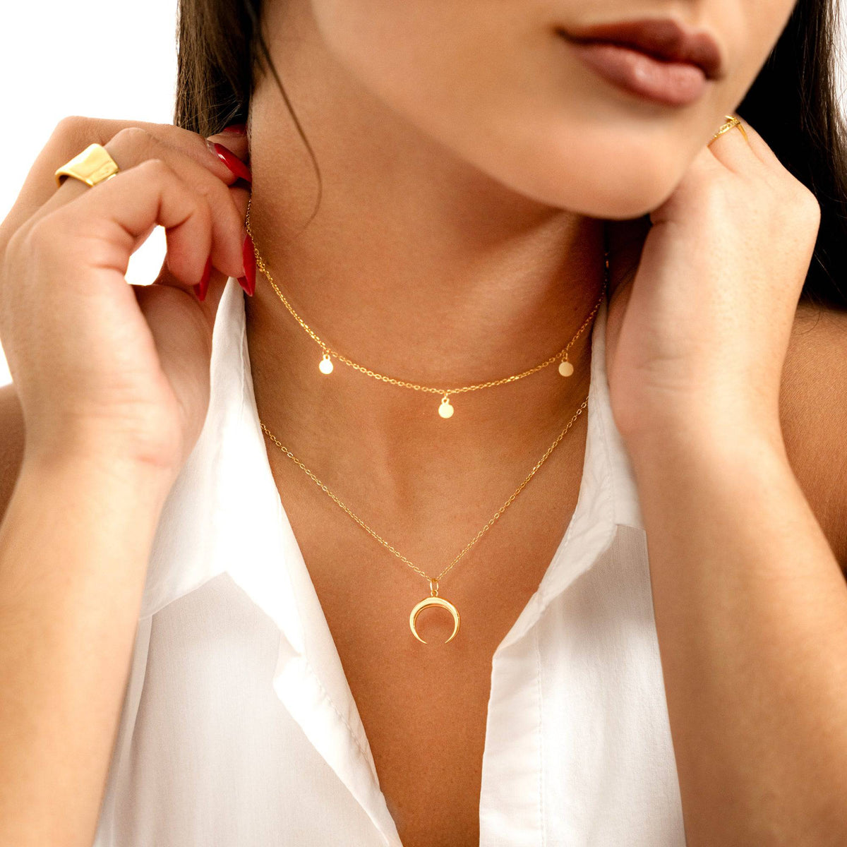 "Little Circles" Necklace - SophiaJewels