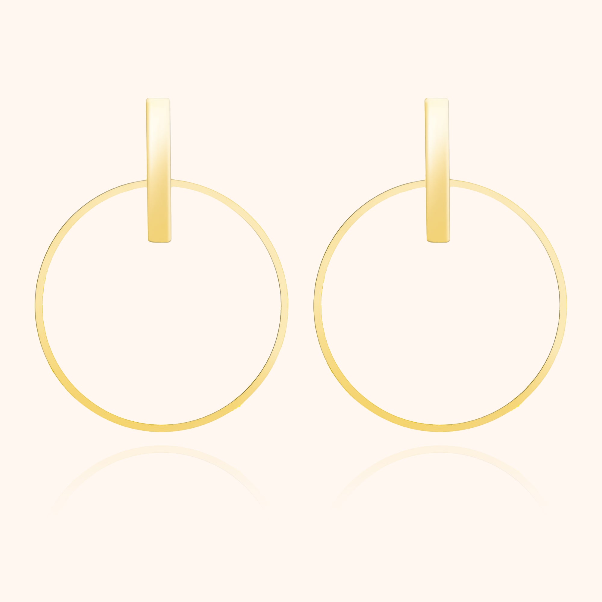 "Minimalist Hoops" Earrings