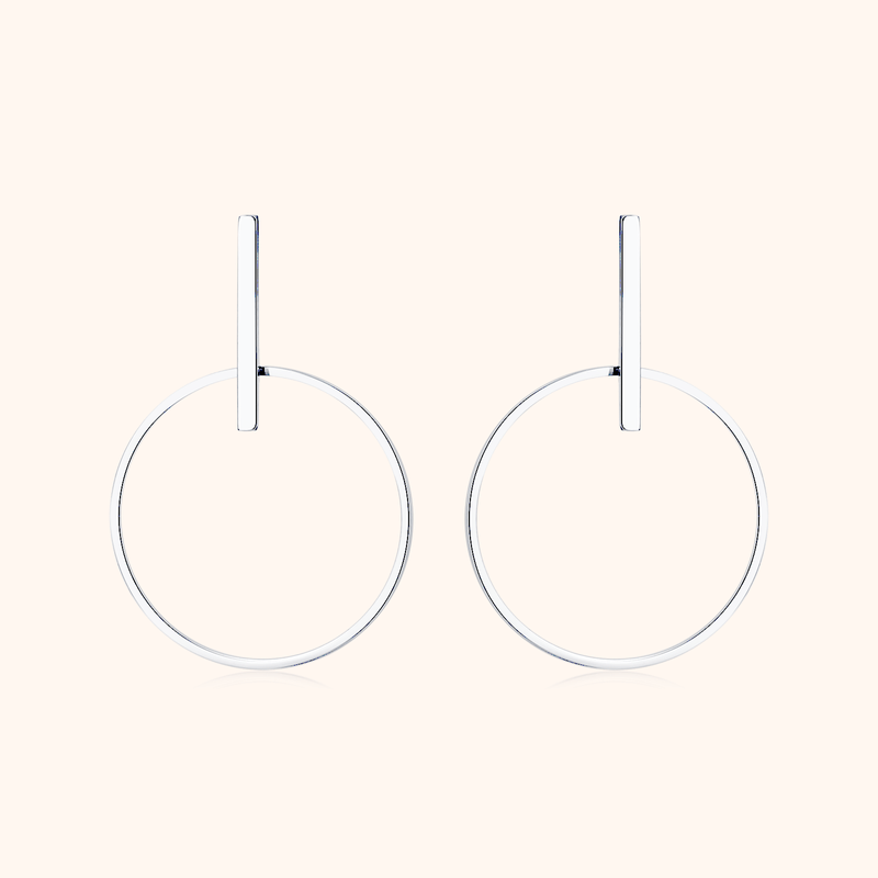 Minimalist Hoops Earrings - SophiaJewels