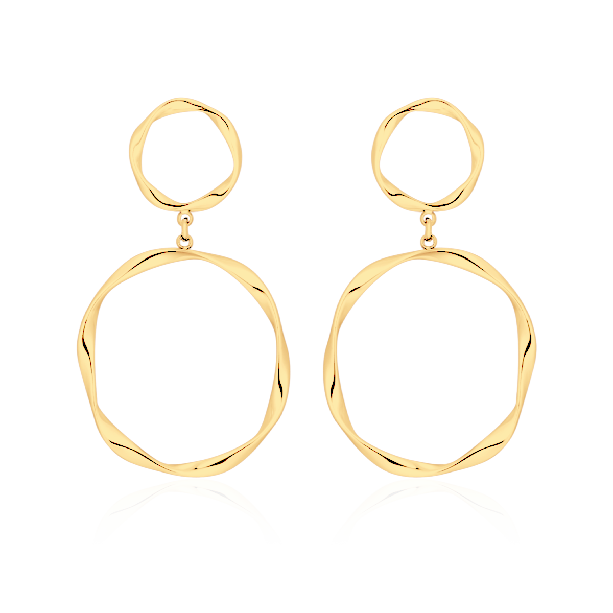 Hanging Hoops Earrings - SophiaJewels