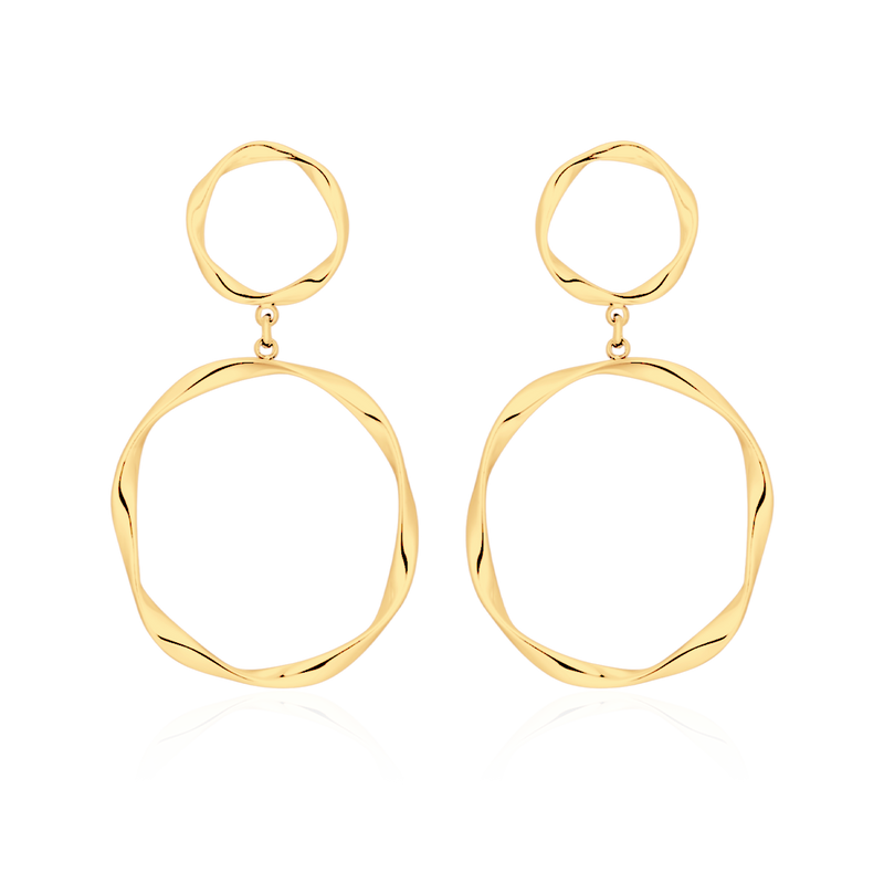 Hanging Hoops Earrings - SophiaJewels