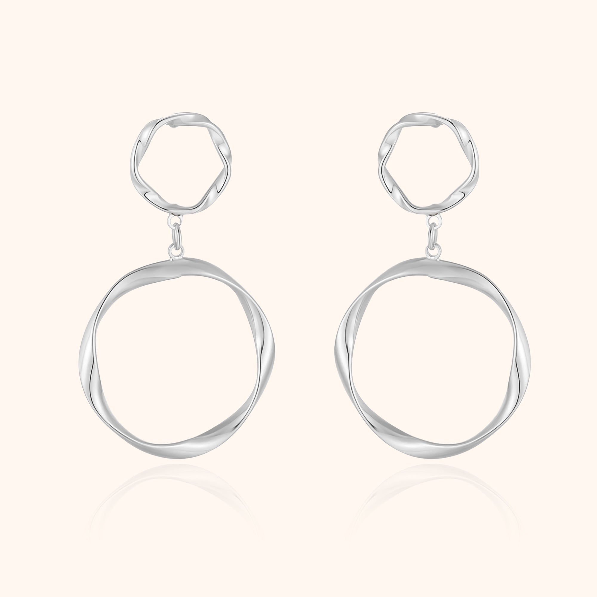 "Hanging Hoops" Earrings - SophiaJewels