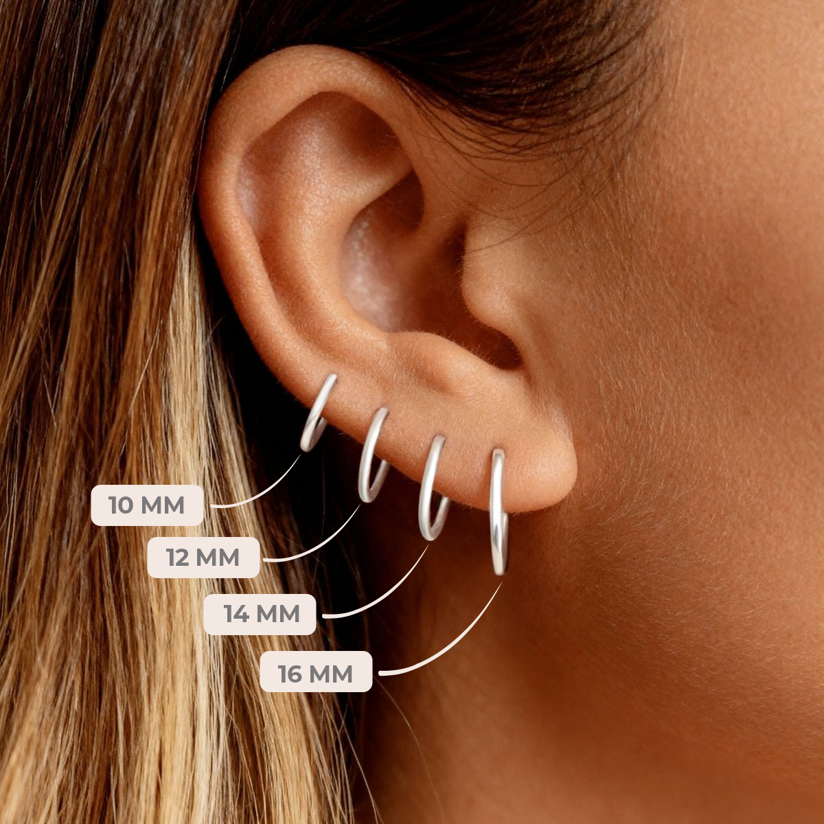 Simple Hoops Earrings